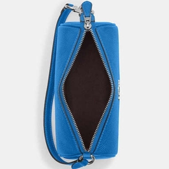 Coach Mini Barrel Bag Blue NWT - Picture 4 of 8